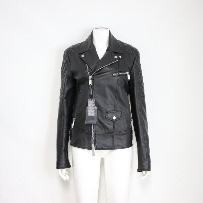 Dsquared2 Leather Rider Jacket PMJCKW103 14462 26107005 | eBay