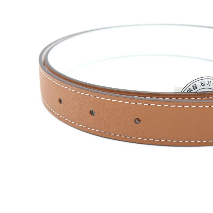 중고 H064545CK 미니 24MM 양면 리버서블 가죽 벨트 스트랩 aa39552