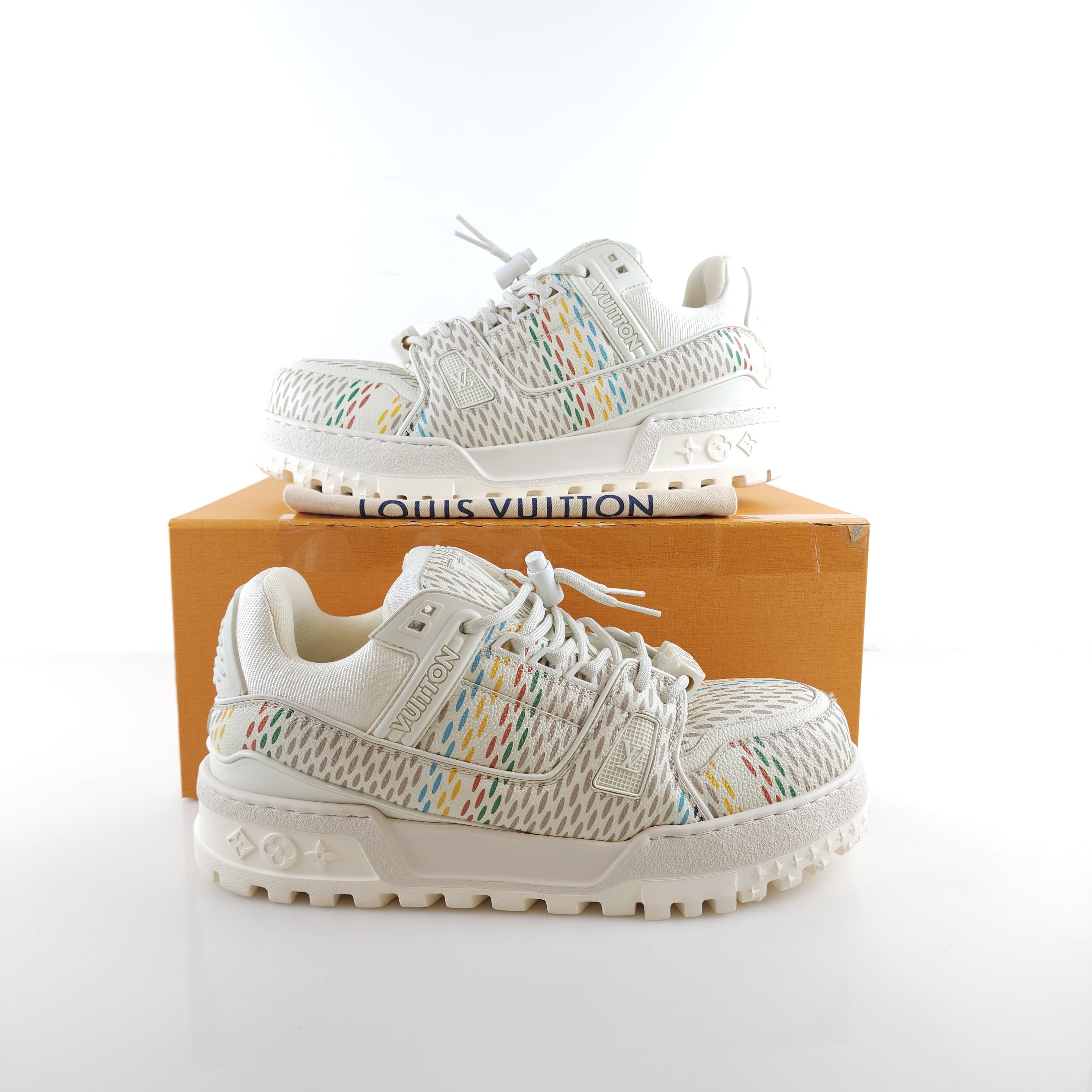 중고 멀티 다미에 LV 트레이너 맥시 스니커즈 6636