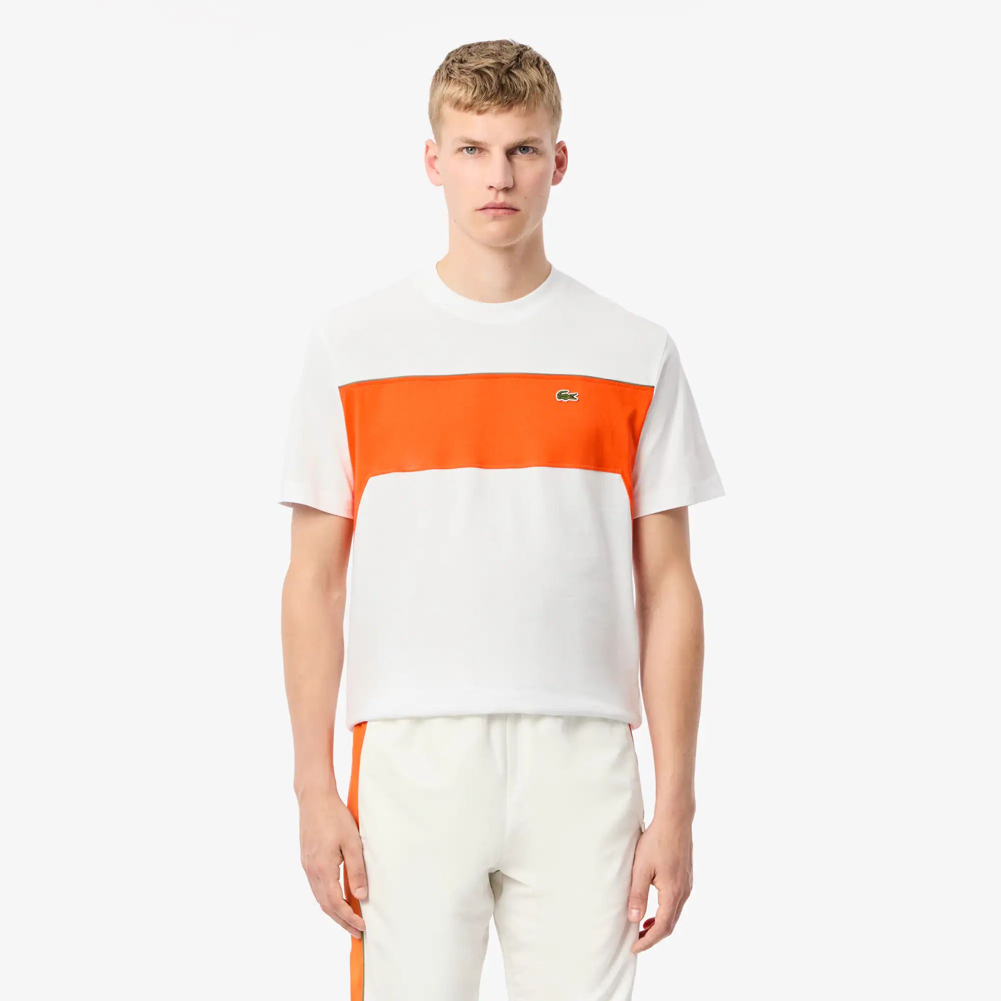 남성 코튼 티셔츠 Men's Cotton Colorblock T-Shirt TH2853-51-IDY