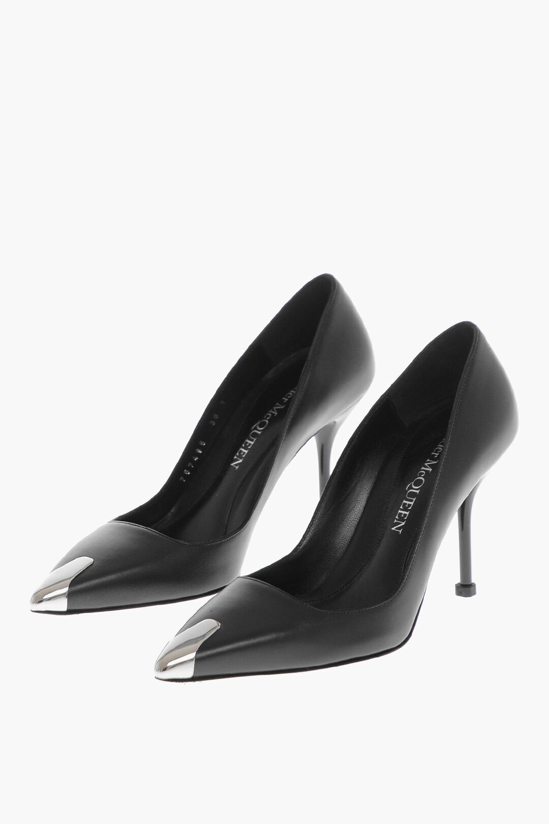 가죽 펌프스 메탈 Leather HARDWARE Pumps with Metal Toe 10cm 604824