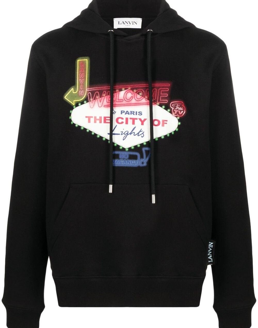 【LANVIN】GRAPHIC LOGO HOODIE BLACK Lanvin Graphic Logo Hoodie Black RMHO0026J202P2210 29977552