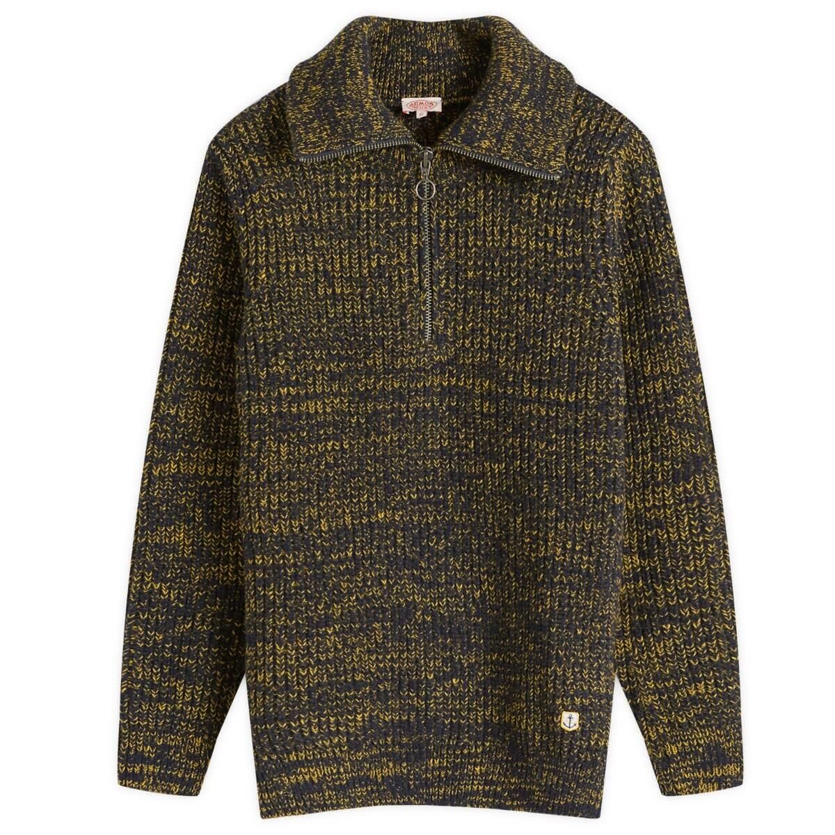 집업 점퍼 Half Zip Jumper 79502-PMD Navy & Sunflower
