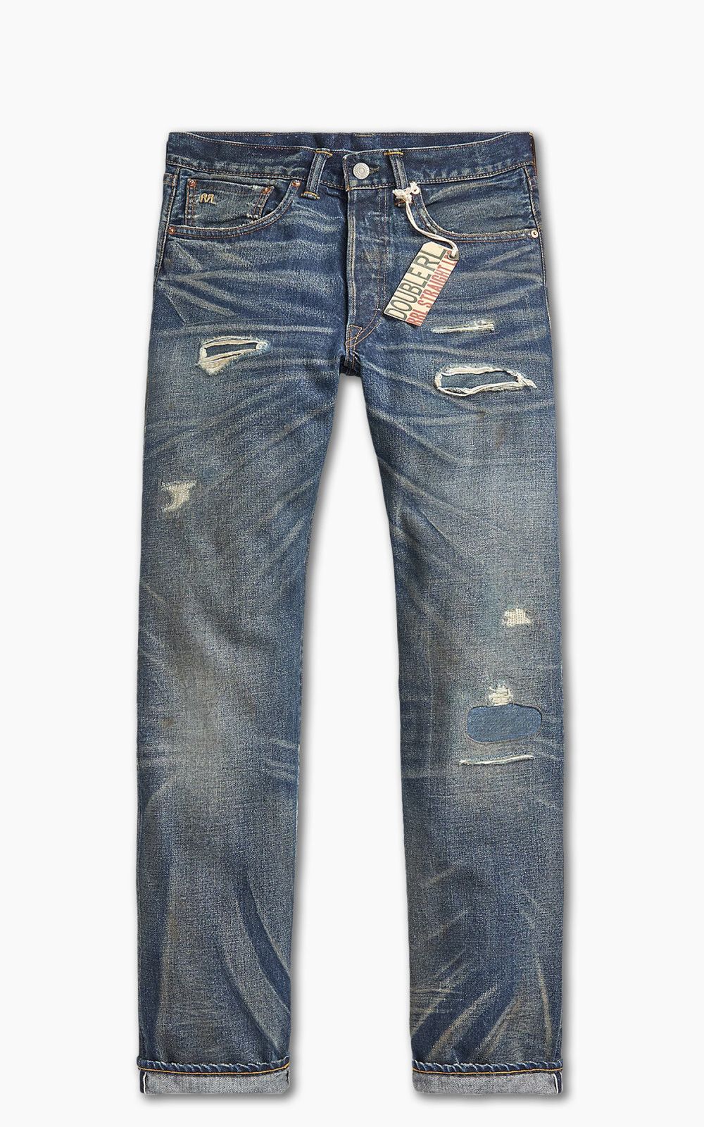 스트레이트 핏 진 워시 Straight Fit Selvedge Jean Hawley Wash 192114