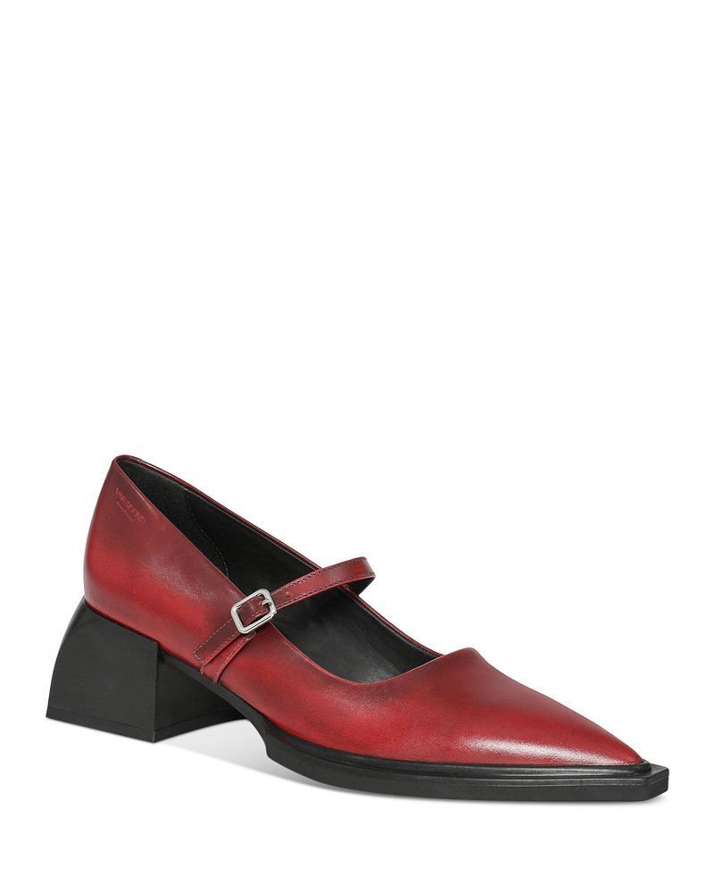 여성 포인티드 앵클 스트랩 플랫슈즈 Vagabond Women's Vivian Pointed Toe Ankle Strap Flats 4848493