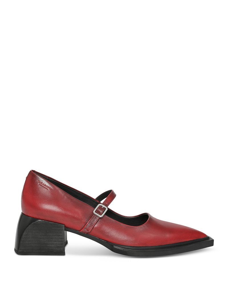 여성 포인티드 앵클 스트랩 플랫슈즈 Vagabond Women's Vivian Pointed Toe Ankle Strap Flats 4848493