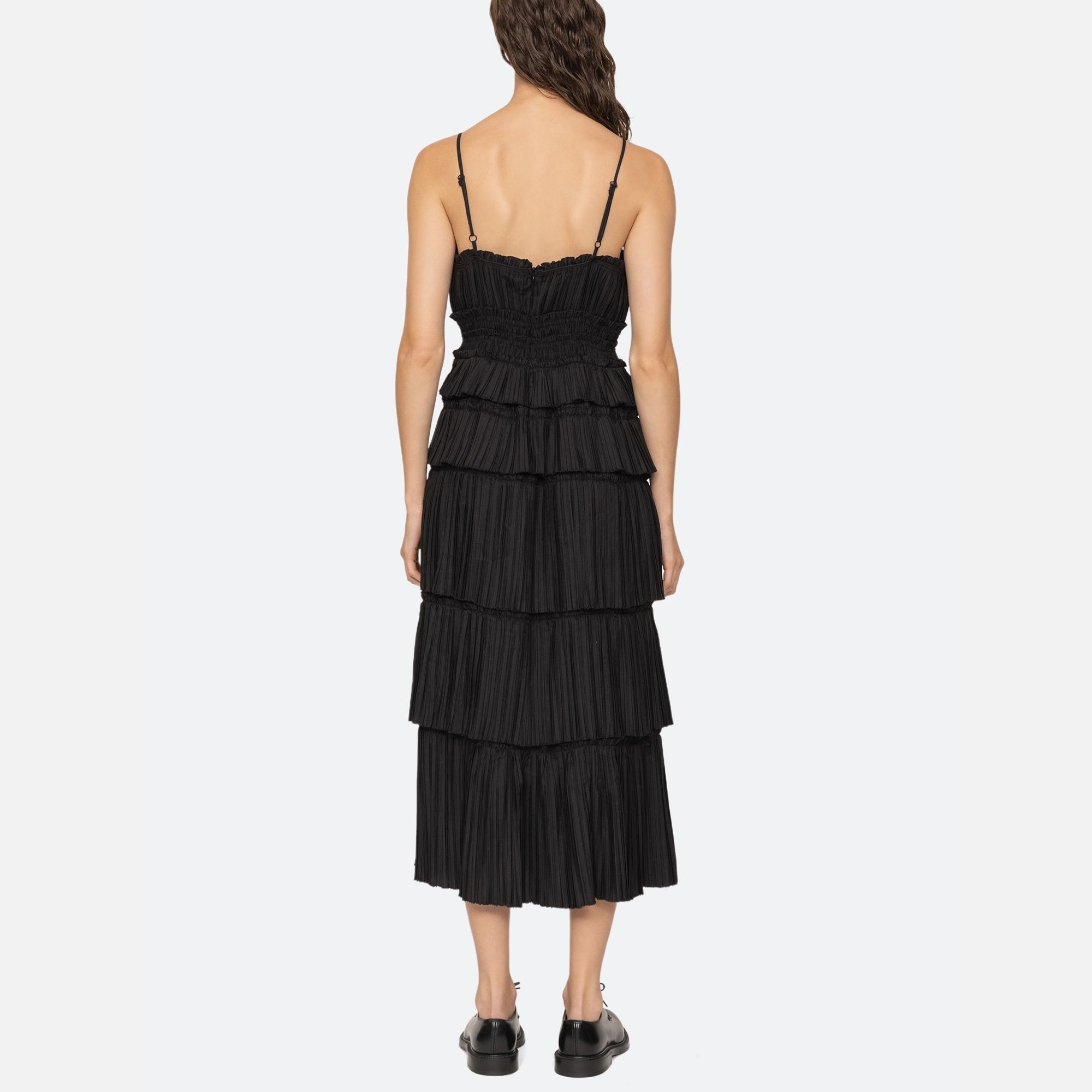 씨 뉴 욕 새틴 탱크 드레스 Sea New York Parcie Satin Crinkle Tank Dress 15351959