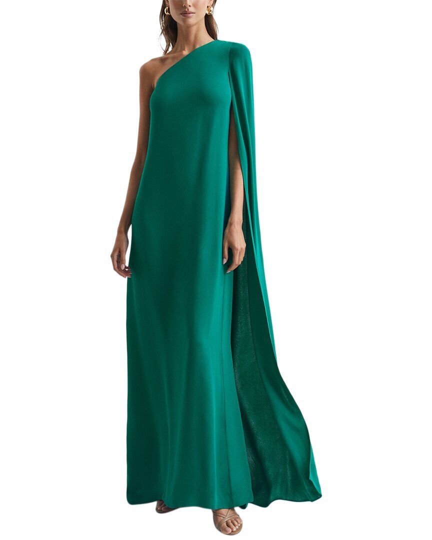 케이프 원 숄더 맥시 드레스 Reiss Nina Cape One Shoulder Maxi Dress 1411299653
