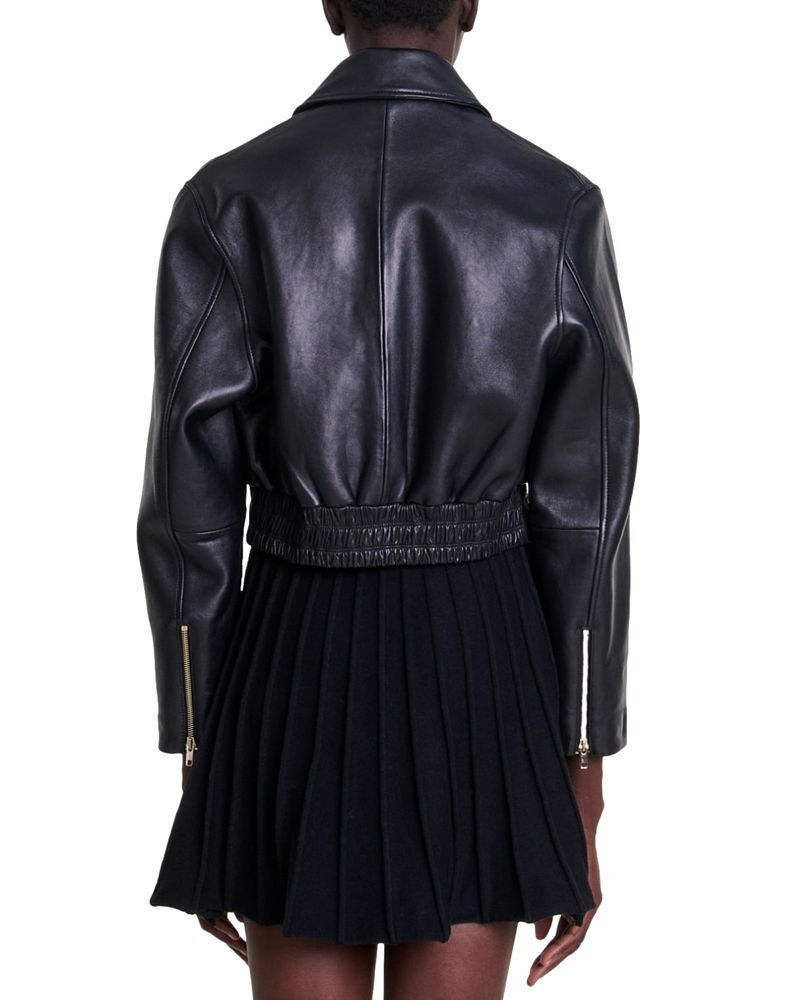 마쥬(Maje) | 가죽 자켓 Basaly Leather Jacket 5190725 | 트렌비