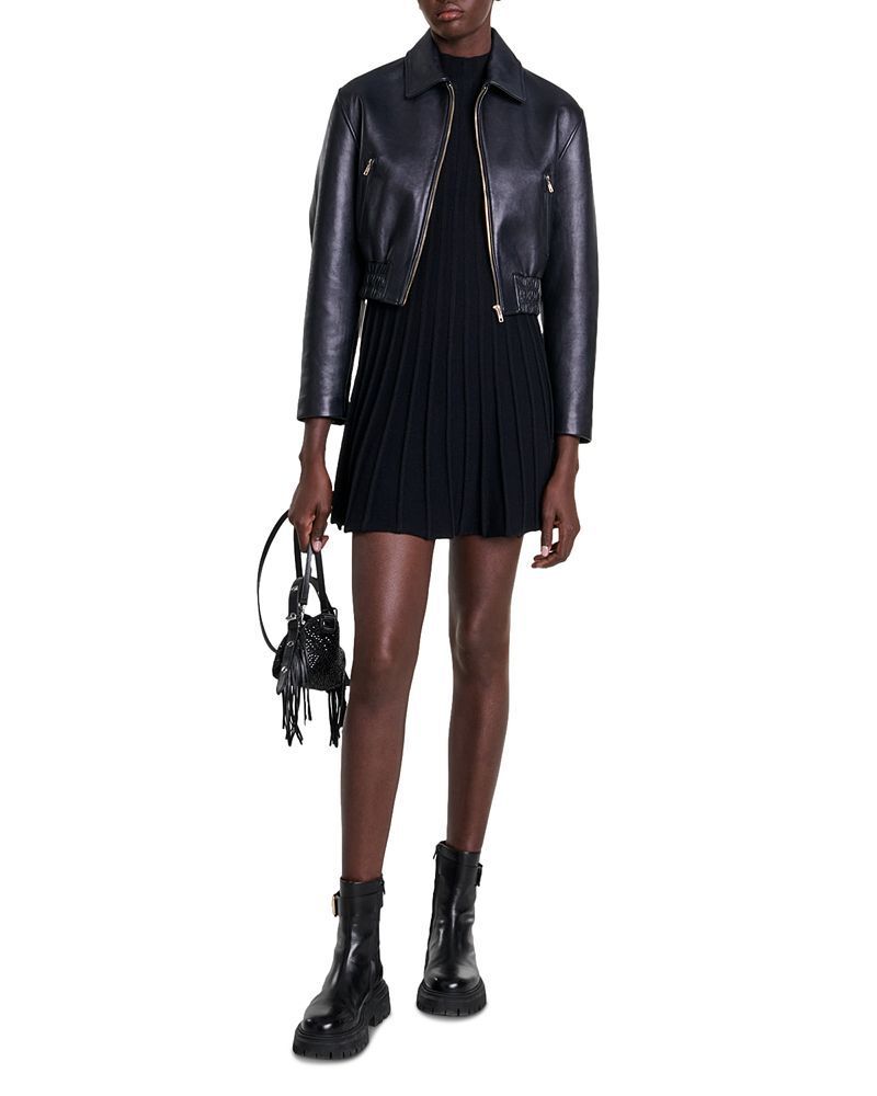 마쥬(Maje) | 가죽 자켓 Basaly Leather Jacket 5190725 | 트렌비