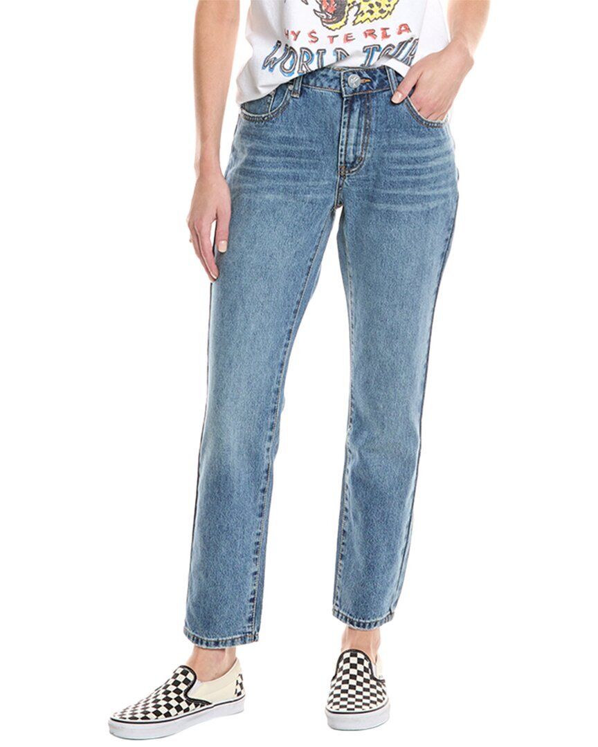 원 블루 러브 로우 슬림 스트레이트 진 One Teaspoon Stixx Blue Love Low Rise Slim Straight Jean 1411045145