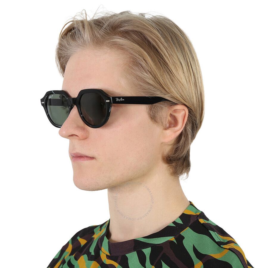편광 렌즈 그린 스퀘어 남여공용 선글라스 Gina Polarized Green Square Unisex Sunglasses RB4399 901/58 53 Z-TDK3P