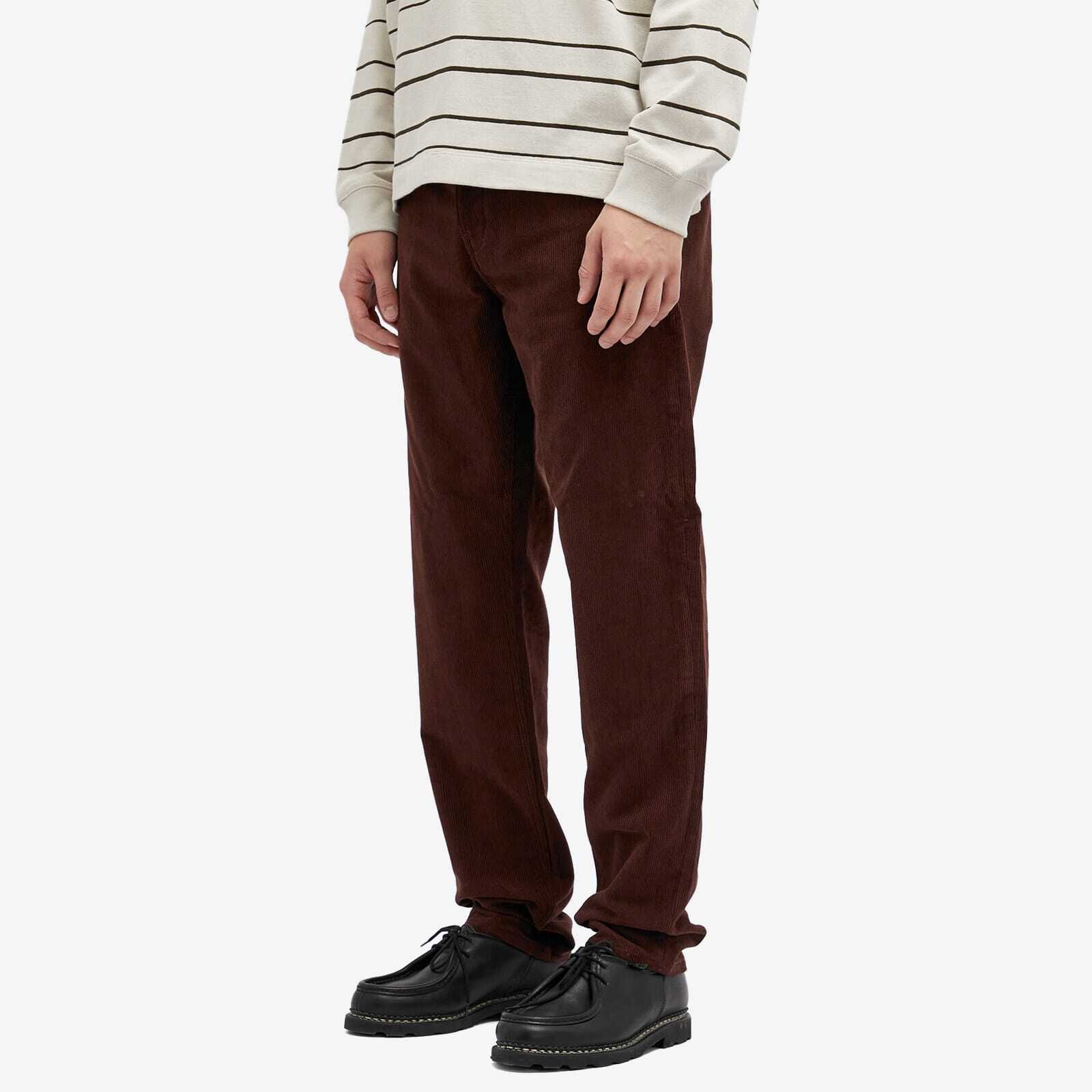 코듀로이 바지 Easy Alvin Cord Trousers 120286 Brown Cord