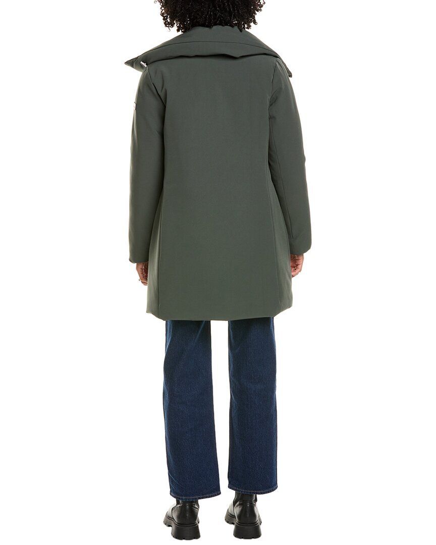 Sam Edelman Sam Edelman Asymmetrical Wing Collar Puffer Coat 1411311042