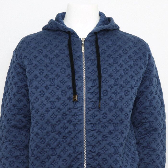 Louis Vuitton Monogram Virgil Abloh Hood Zip-Up Men's Jacket