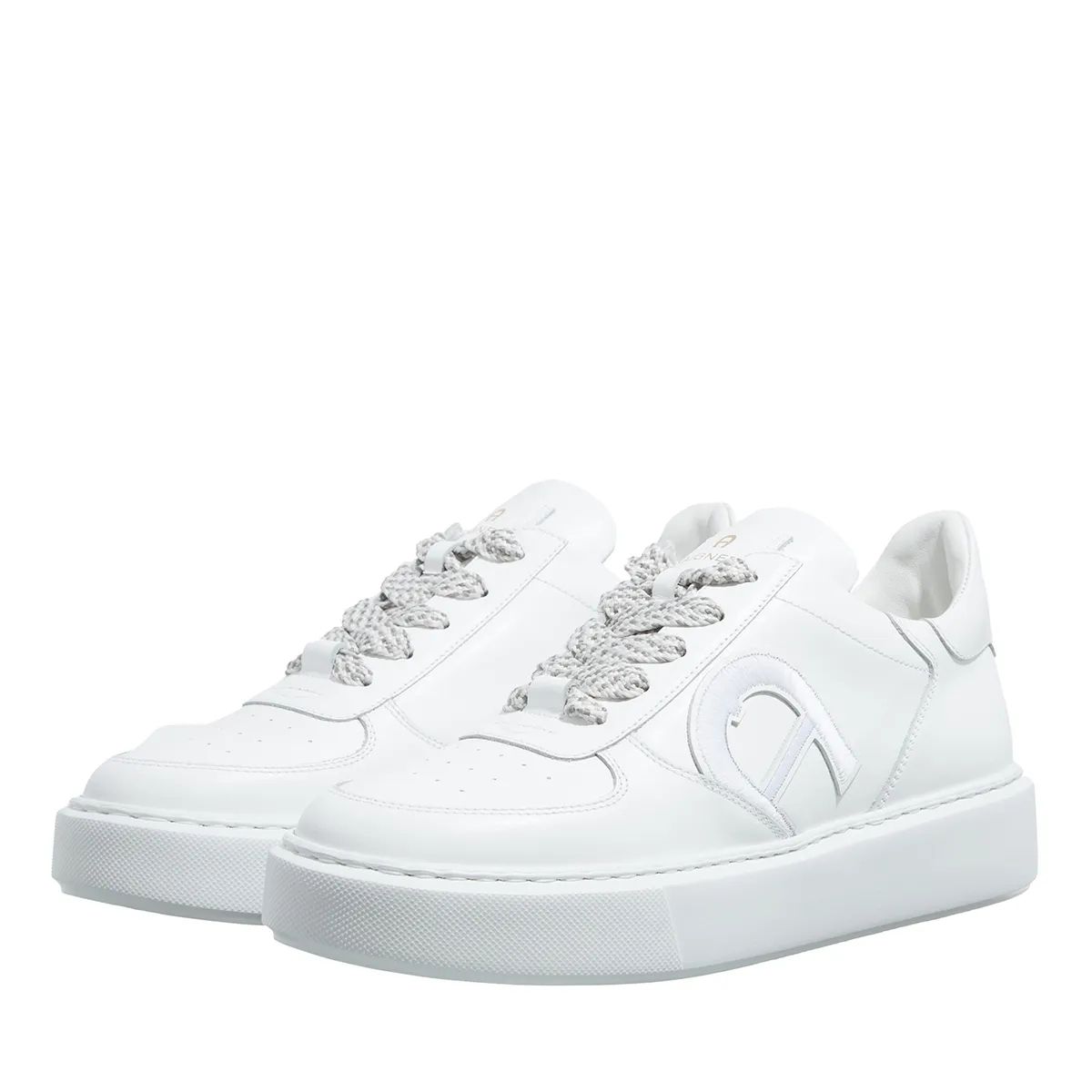 화이트 로우 스니커즈 AIGNER Sally 19A White                        Low-Top Sneaker A0369952
