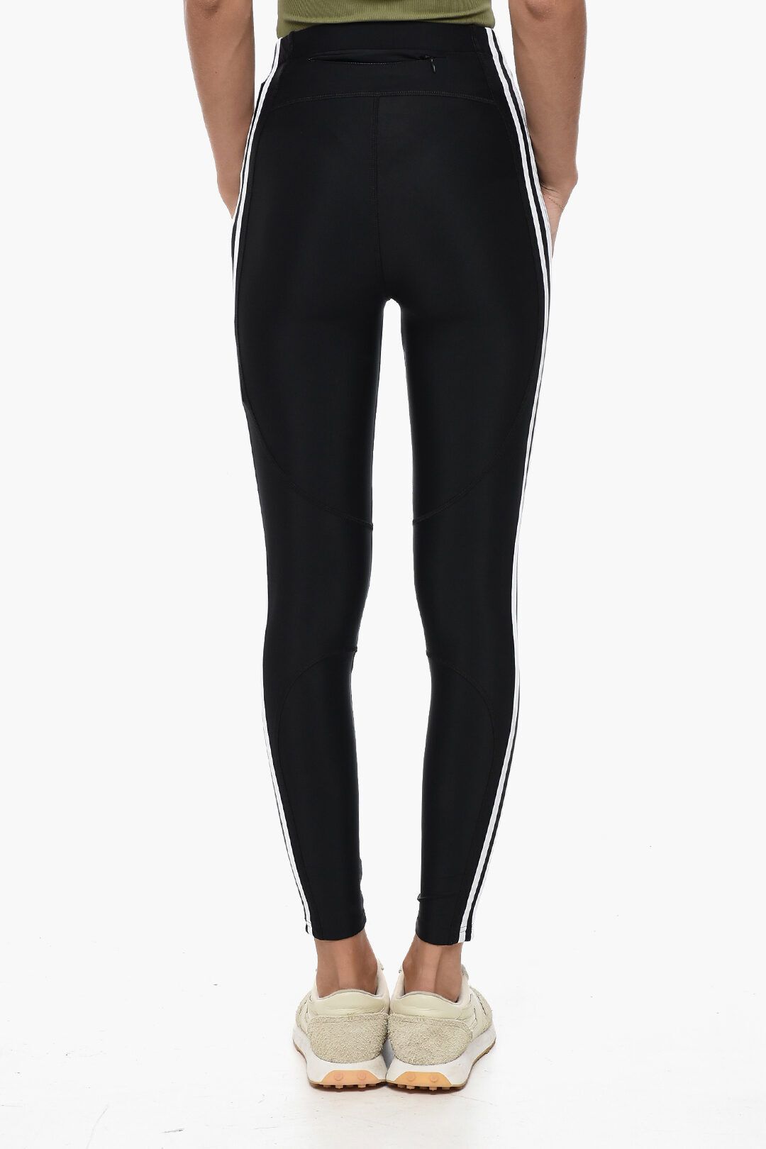 Balenciaga ADIDAS Stretch Fabric Piping Leggings with Back Pocket 586302