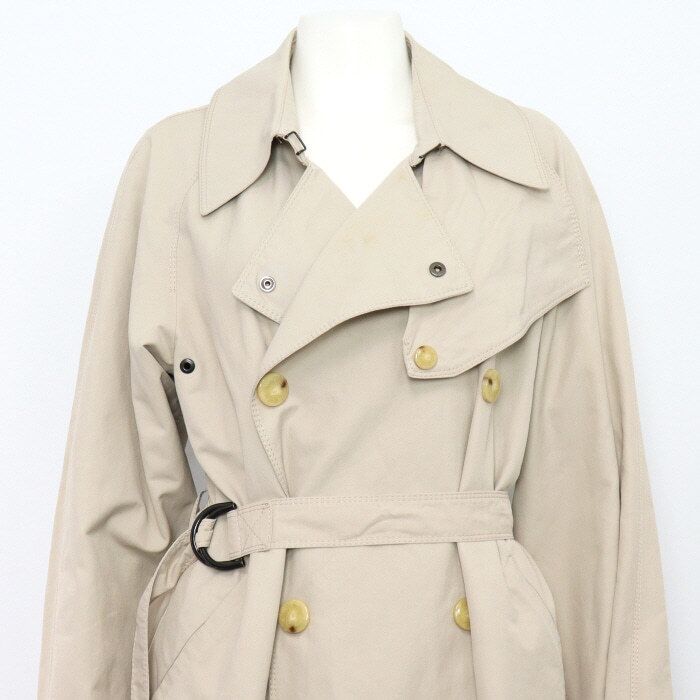 중고 10212574 RAINWEAR 코튼 여성 트렌치코트 aa42366