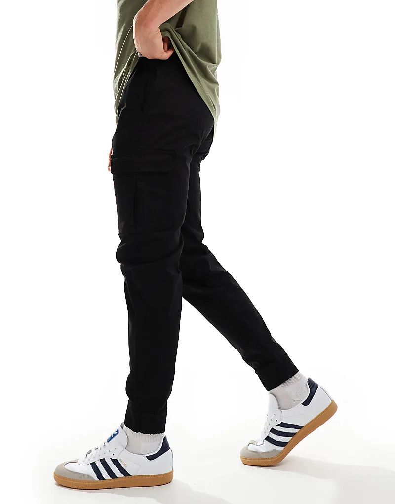 블랙 Cargo-Hose in Schwarz 207288991SCHWARZ