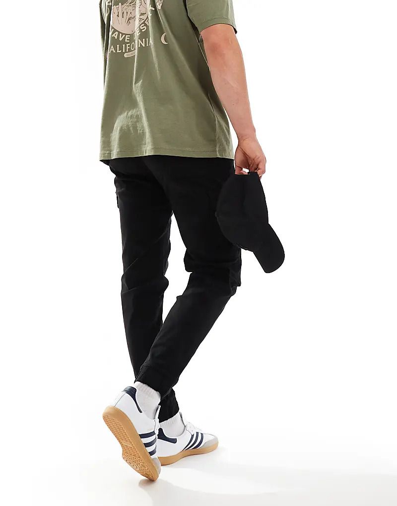 블랙 Cargo-Hose in Schwarz 207288991SCHWARZ