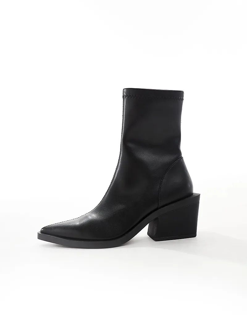 부츠 블랙 Refresh   Stiefel in Schwarz im Western-Stil 206545208SCHWARZ