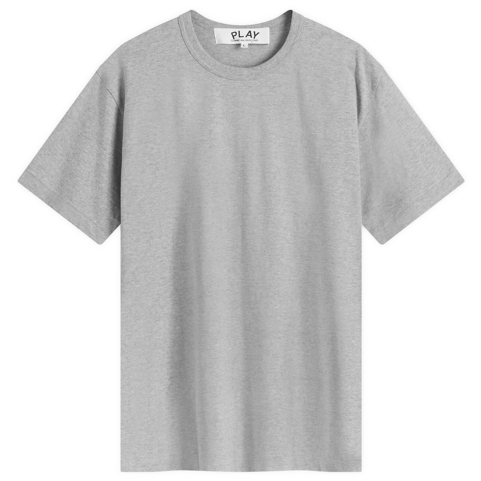 레드 하트 넥 로고 티셔츠 Red Heart Neck Logo T-Shirt AX-T340-051-2 Grey