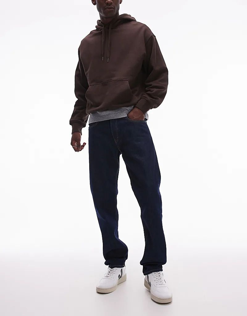 데님 ARKET   Park   Jeans in blauer Rinse-Waschung mit normalem, geradem Schnitt 207040802Rinse Wash – Blau