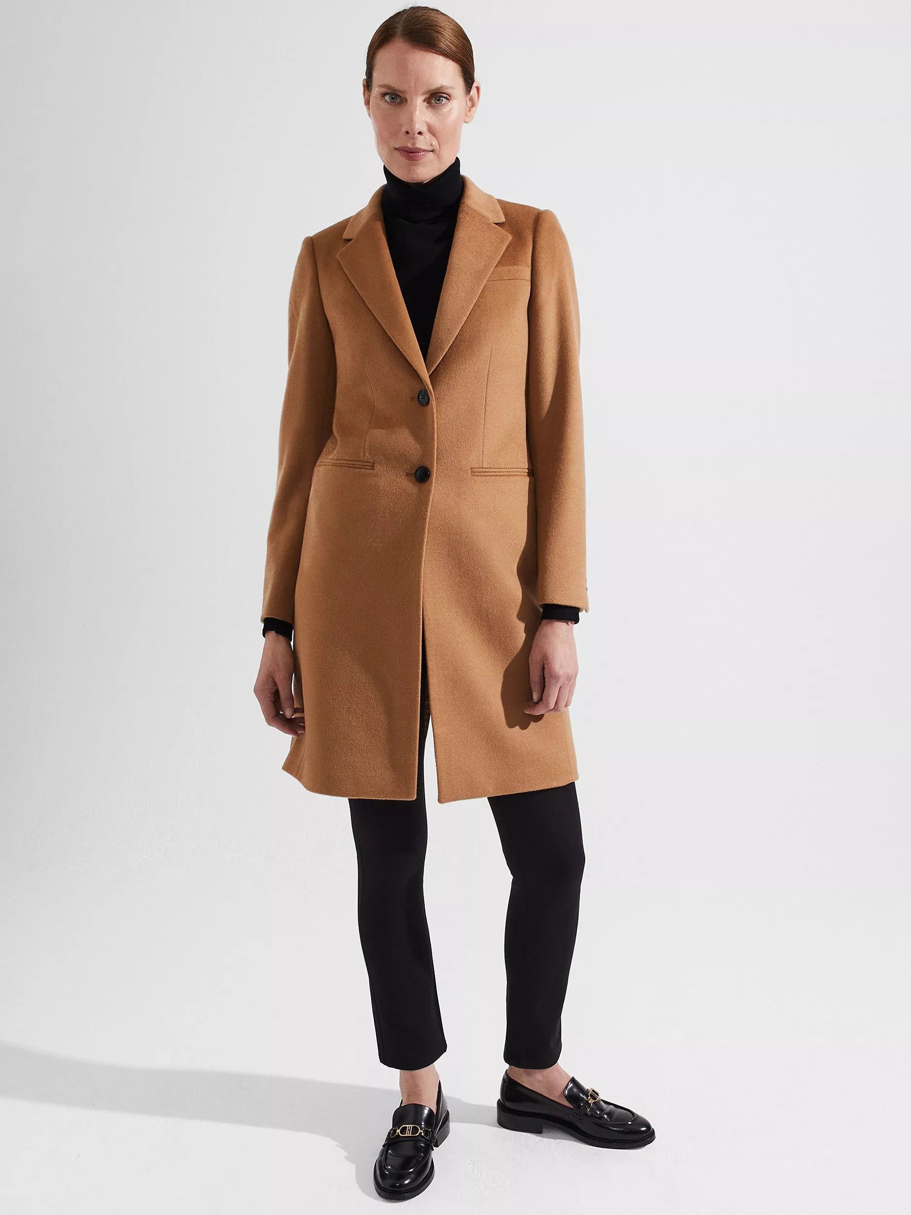 hobbs Petite Tilda Wool Coat 6269581 Classic Camel