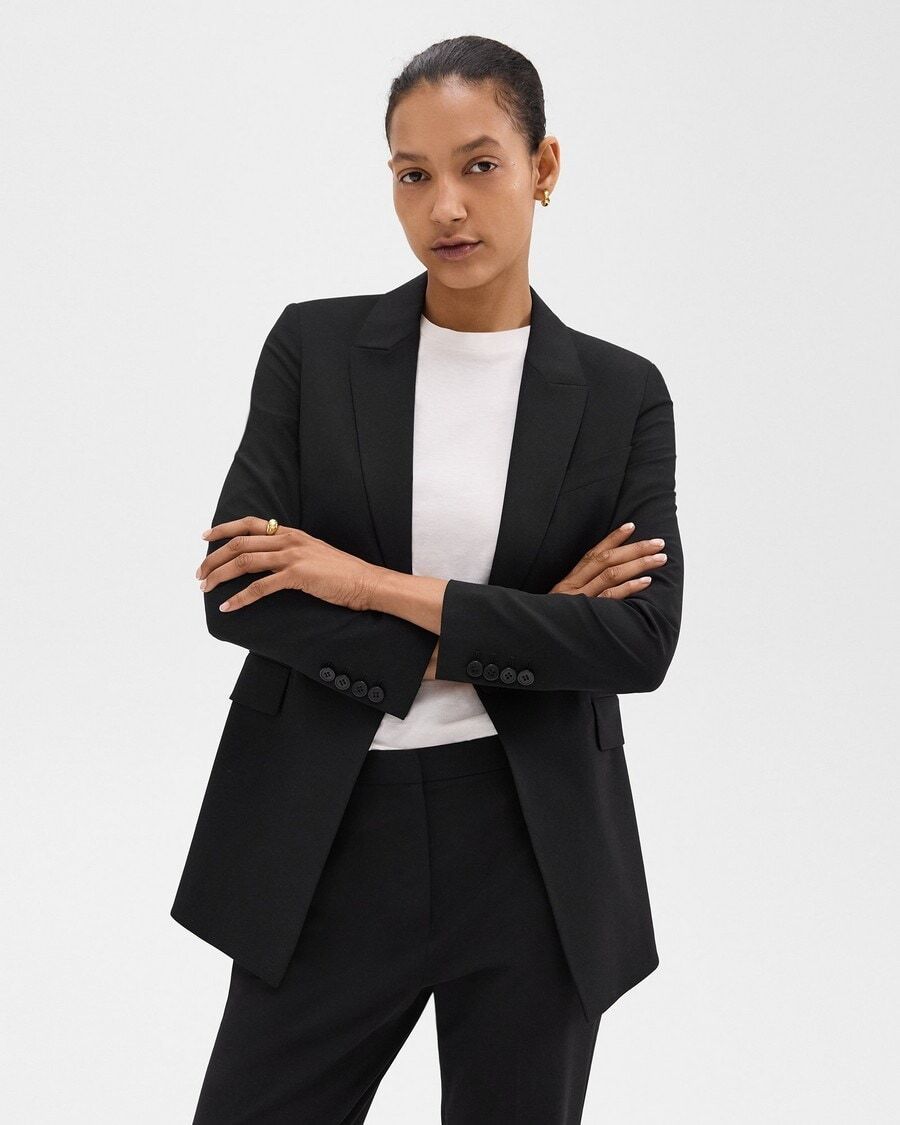 블레이저 울 Etiennette Blazer in Good Wool H0101113 001
