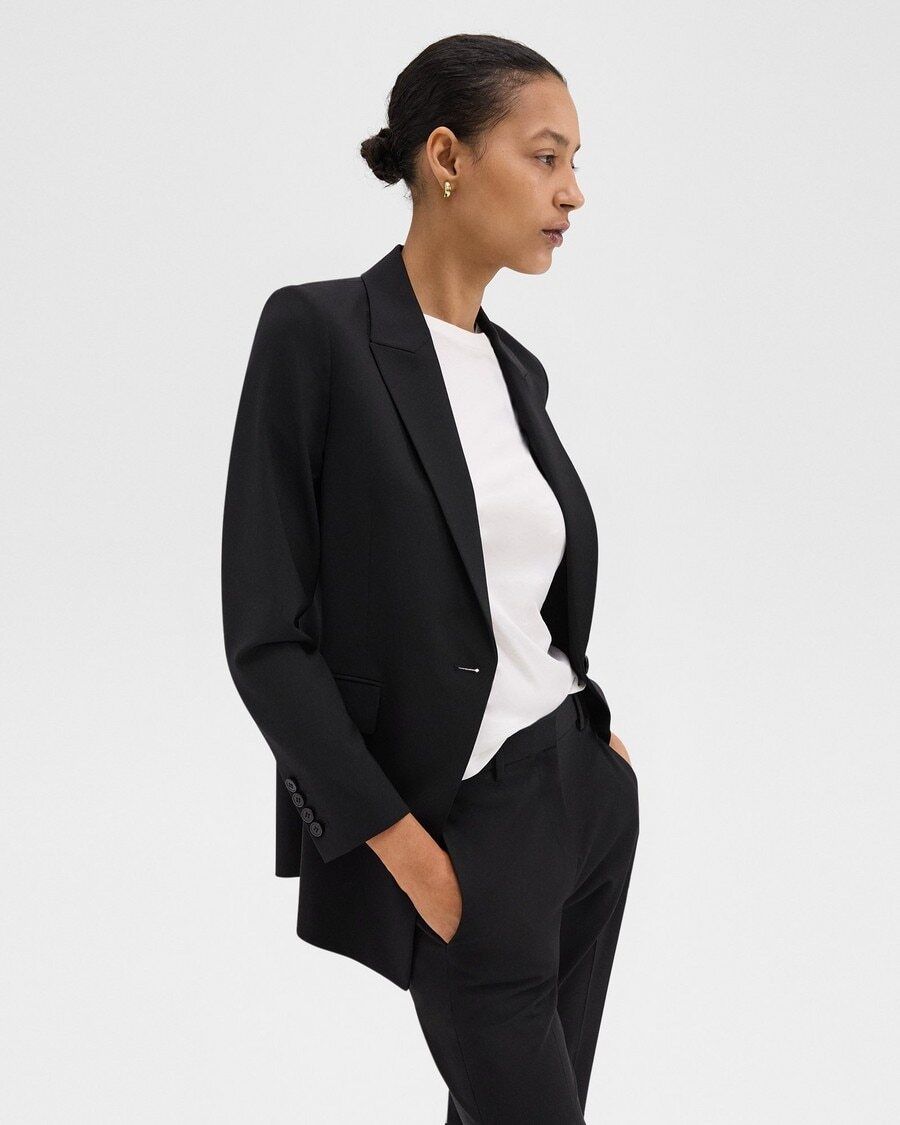 블레이저 울 Etiennette Blazer in Good Wool H0101113 001