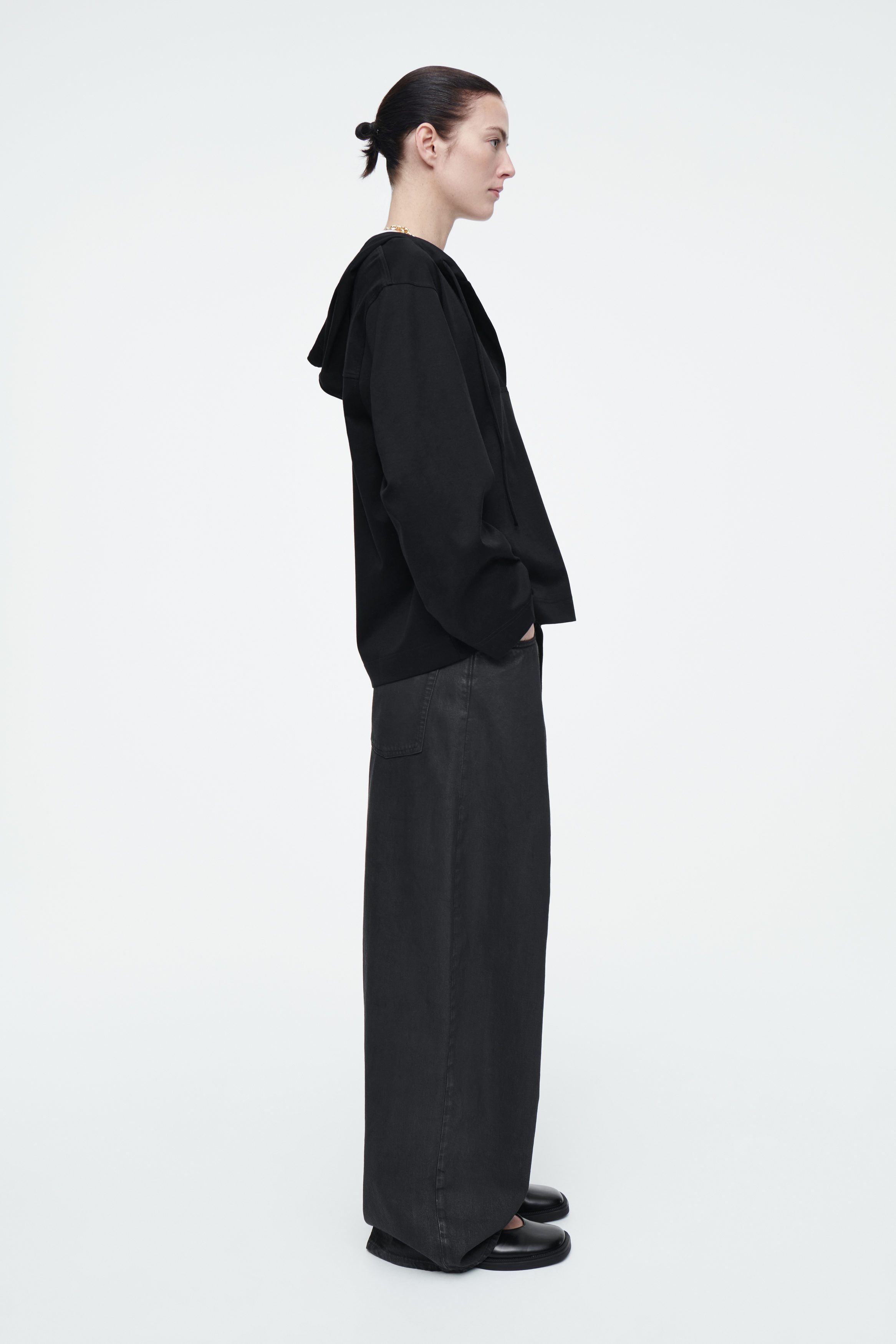 버튼 경량 저지 후디 BUTTONED LIGHTWEIGHT JERSEY HOODIE 1252327001