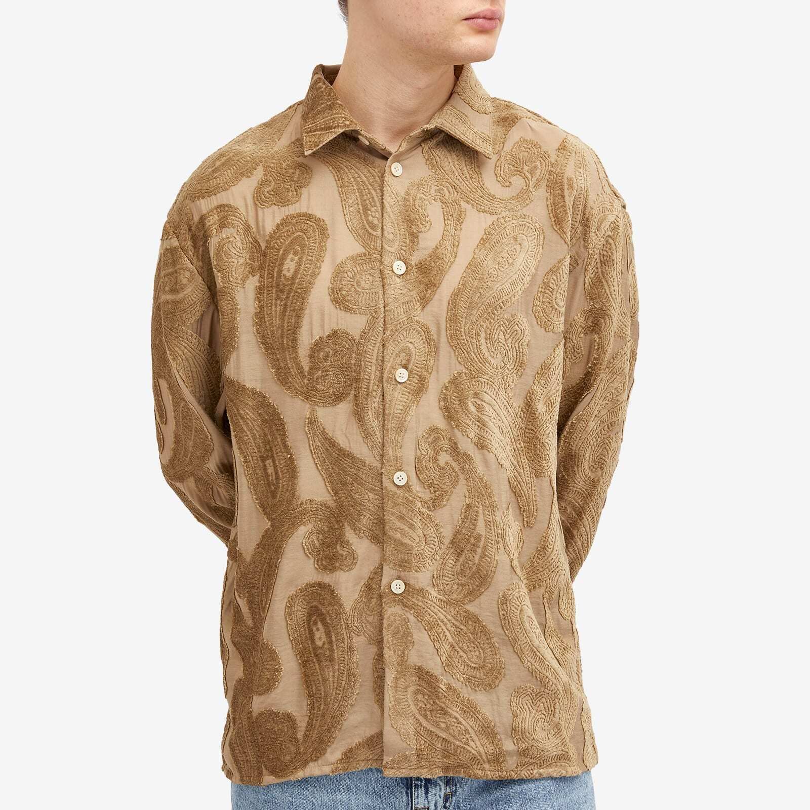 셔츠 Derbin Shirt 128-12607-152 Velvet Paisley