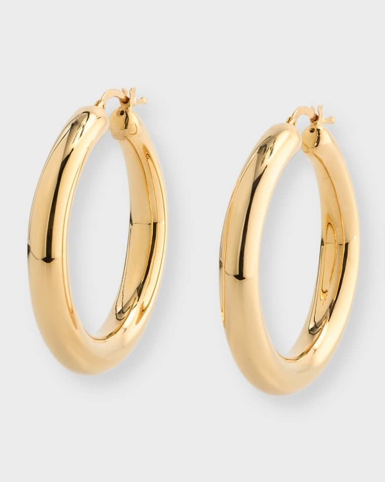Lisa Nik 18k Golden Dreams 18K Yellow Gold Hoop Earrings prod276470003YELLOW GOLD