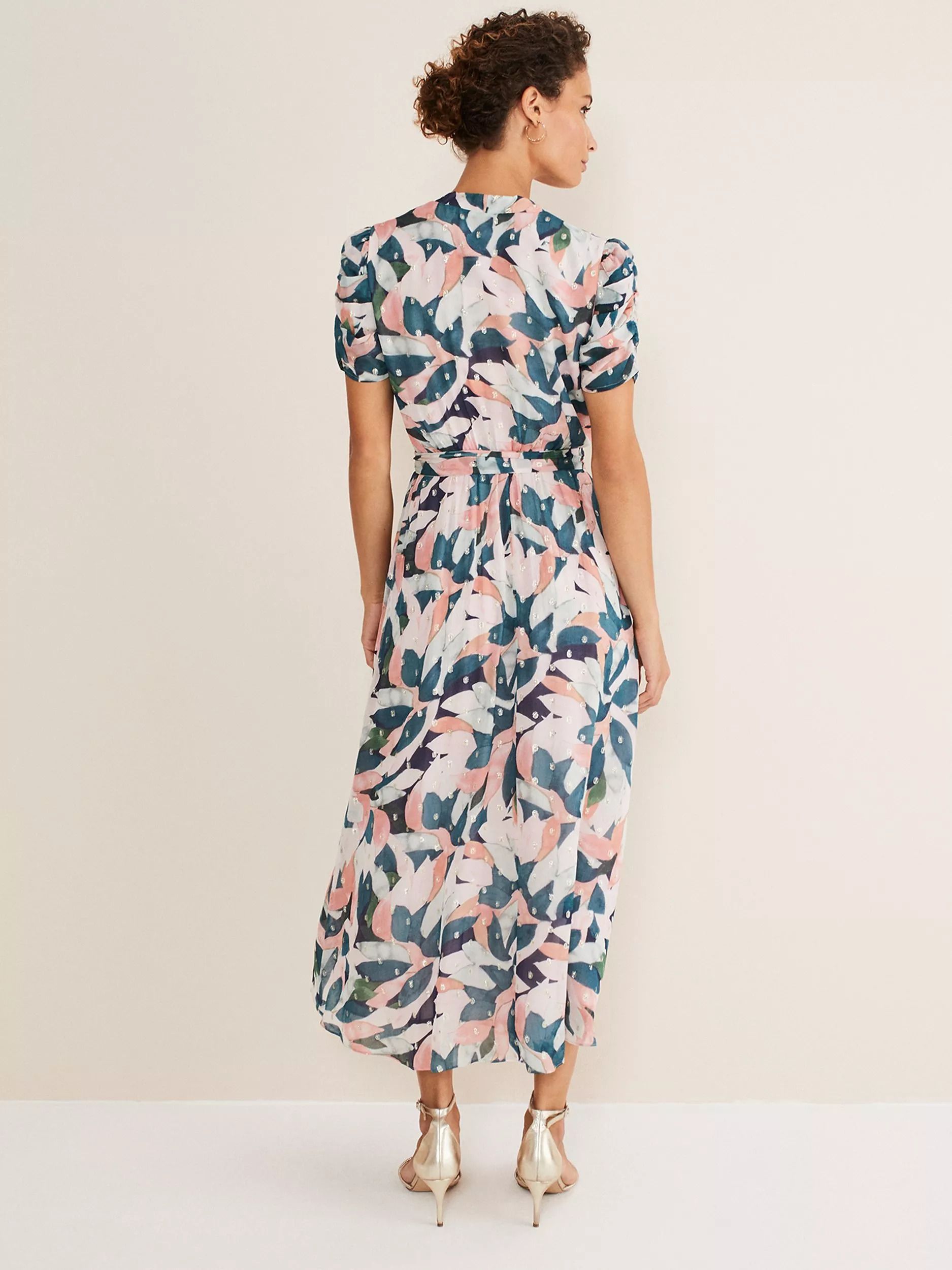 플로랄 프린트 미디 드레스 멀티 Averie Floral Print Midi Dress, Multi 109742971