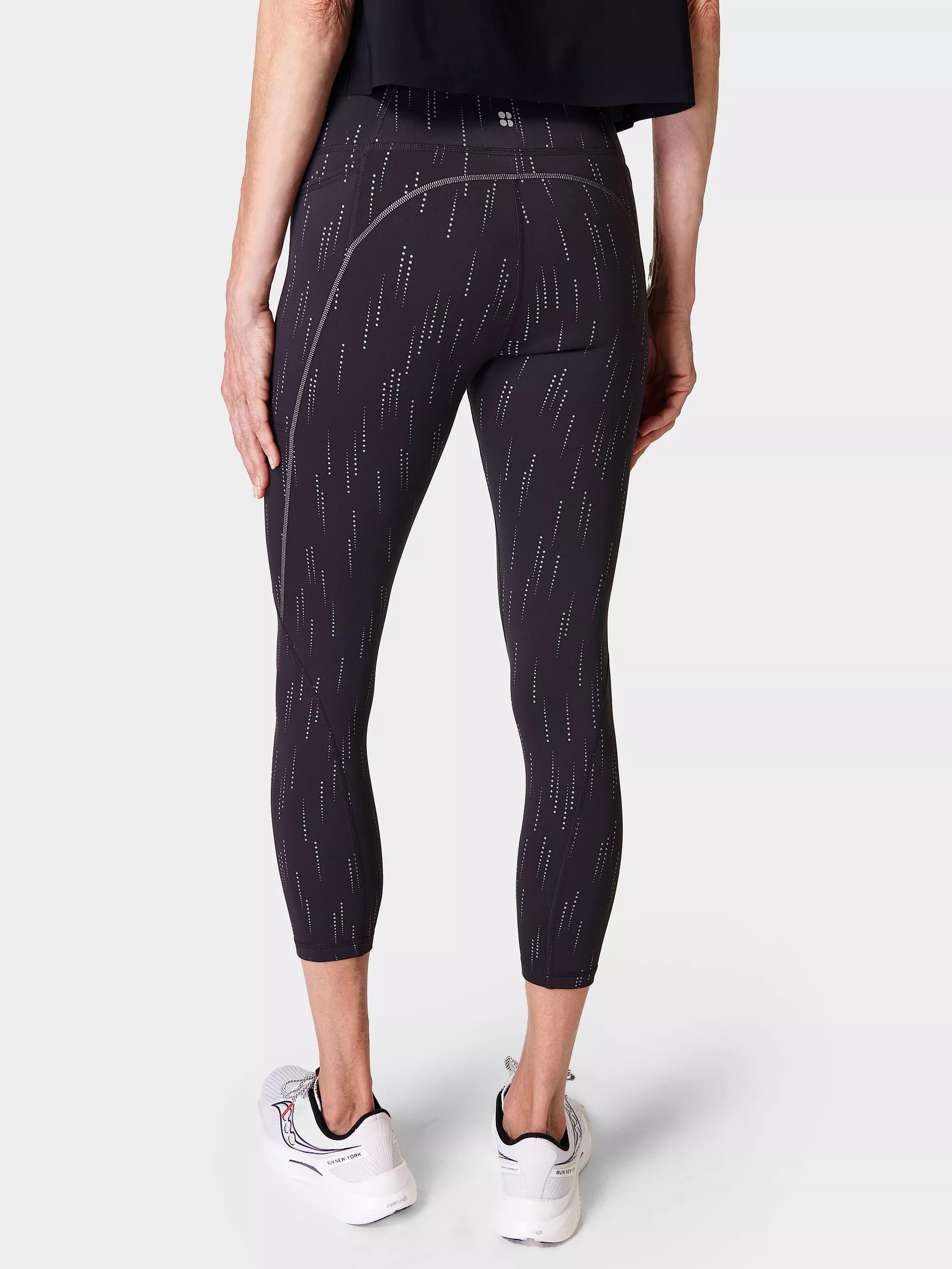 부스트 러닝 레깅스 Therma Boost 2.0 7/8 Running Leggings 111123421 Grey Dot
