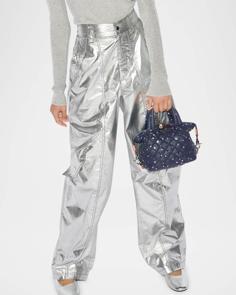 마이크로 퀼티드 가방 Sutton Micro Star-Print Quilted Top-Handle Bag prod276392541MULTI