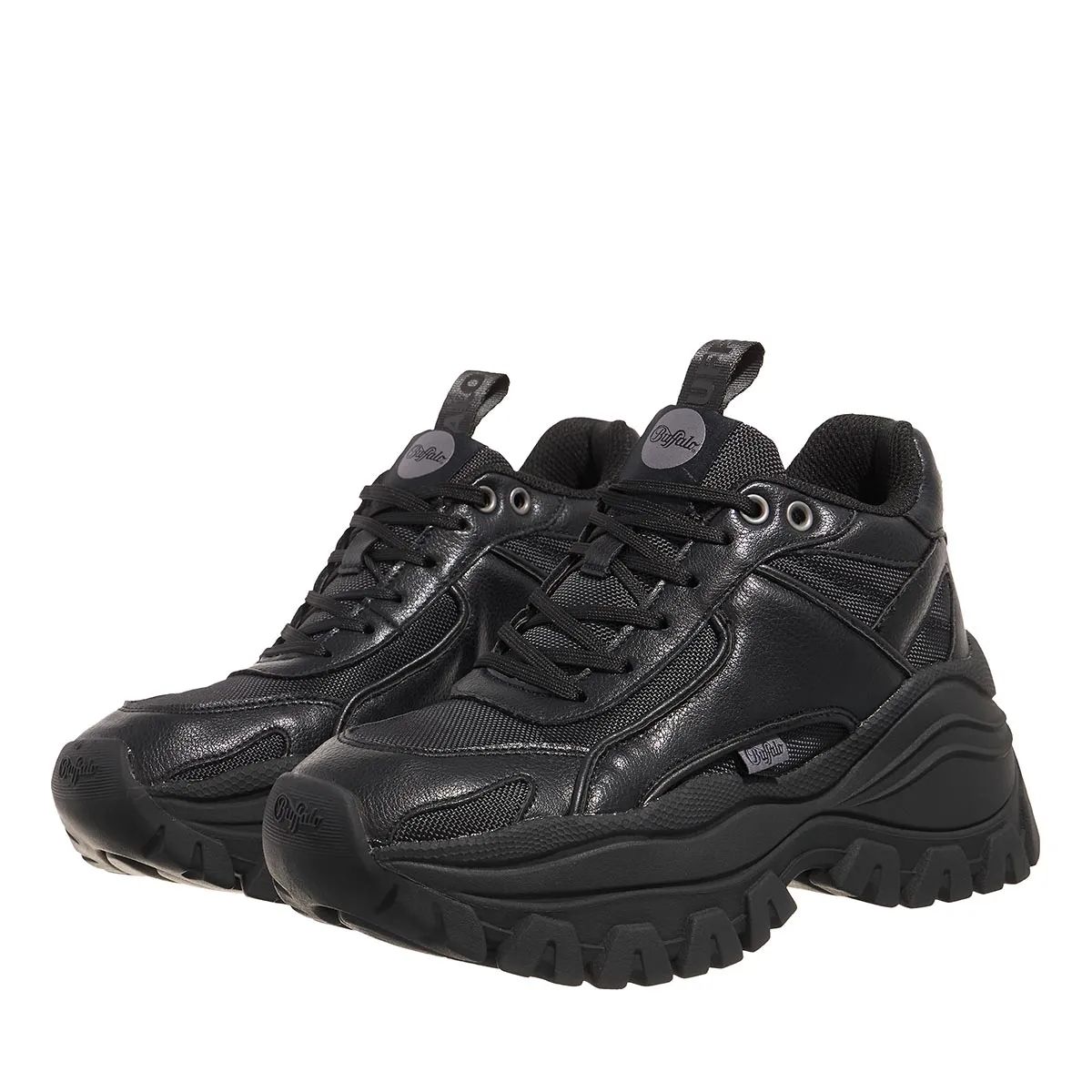 롤라 레이스 업 블랙 로우 스니커즈 Buffalo Lola Lace Up Lo Hike Black                        Low-Top Sneaker A0365729