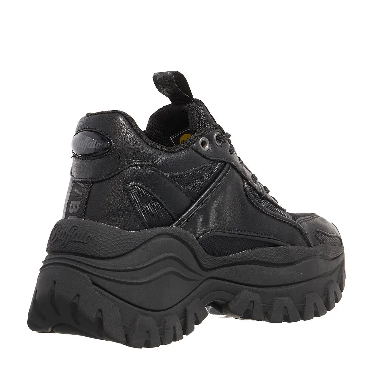 롤라 레이스 업 블랙 로우 스니커즈 Buffalo Lola Lace Up Lo Hike Black                        Low-Top Sneaker A0365729