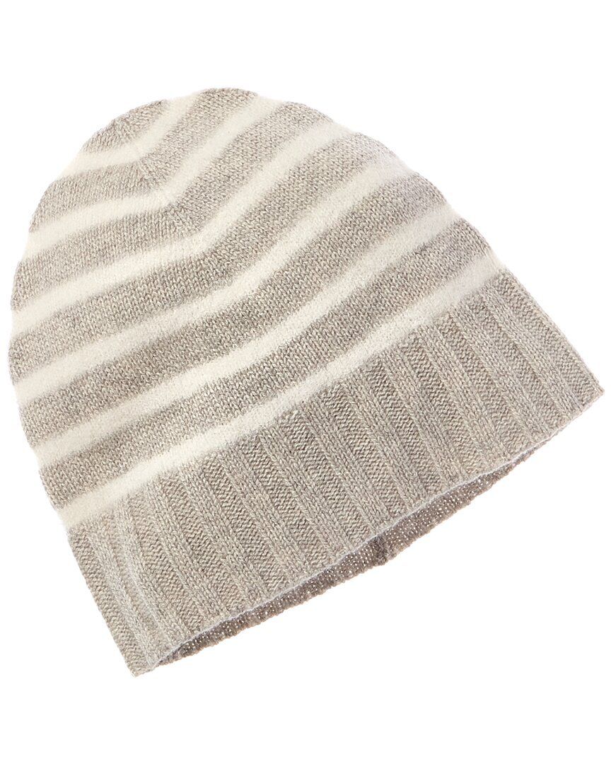 캐시미어 퍼지 스트라이프 비니 Amicale Cashmere Fuzzy Stripe Cashmere Beanie 1171067130