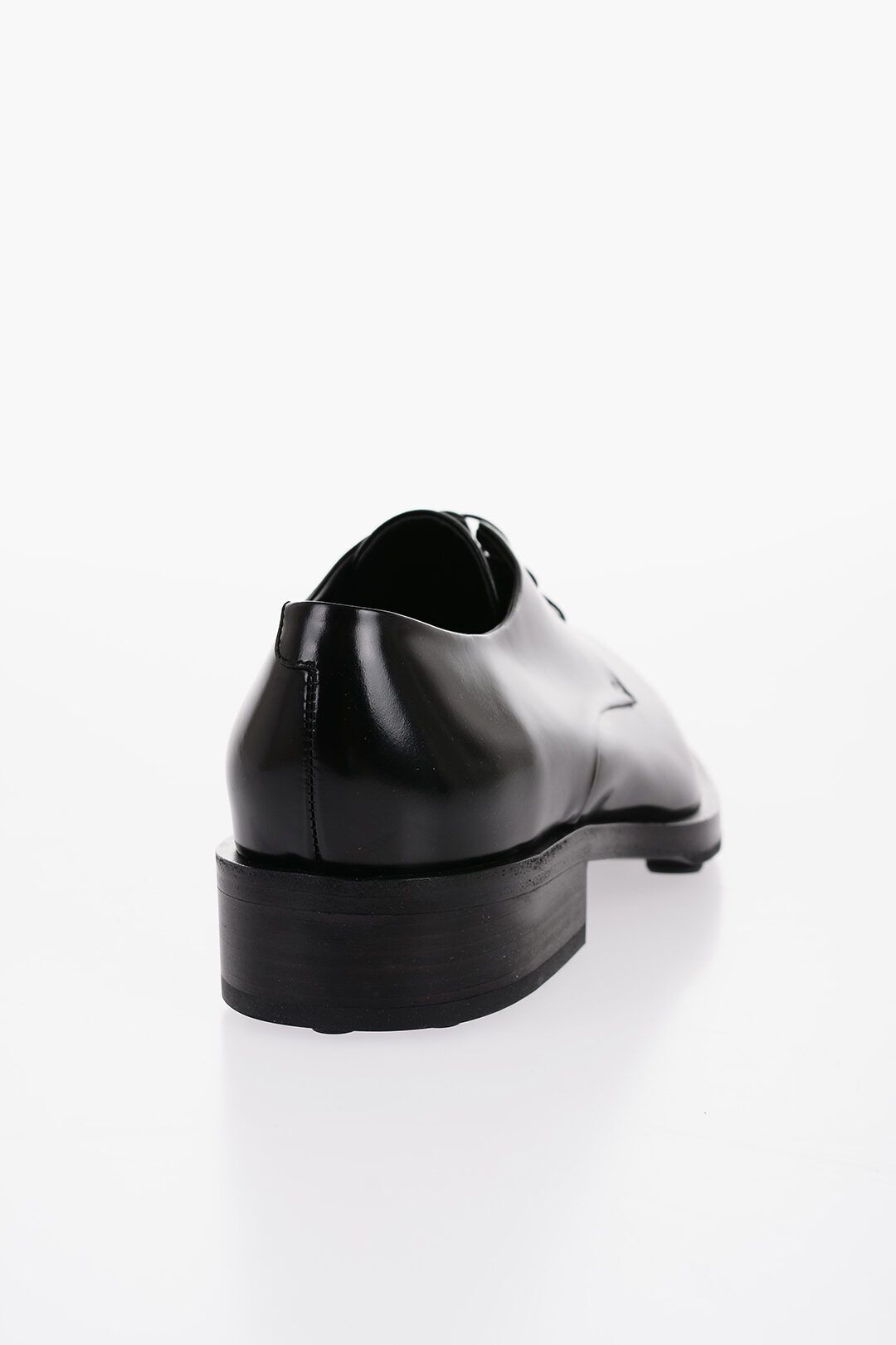 포인트 가죽 더비 신발 러버 솔 Point Toe Leather Derby Shoes with Rubber Sole 617300