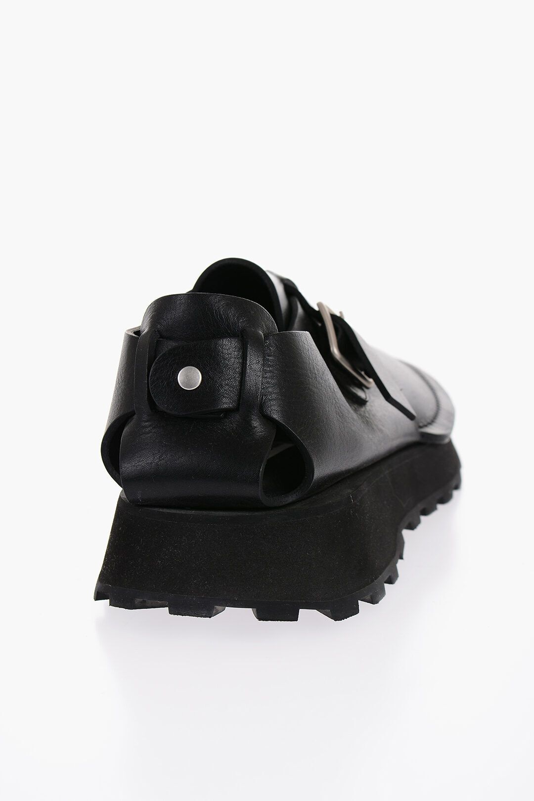 가죽 데저트 부티 버클 Leather Desert Booties with Front Buckle 617304