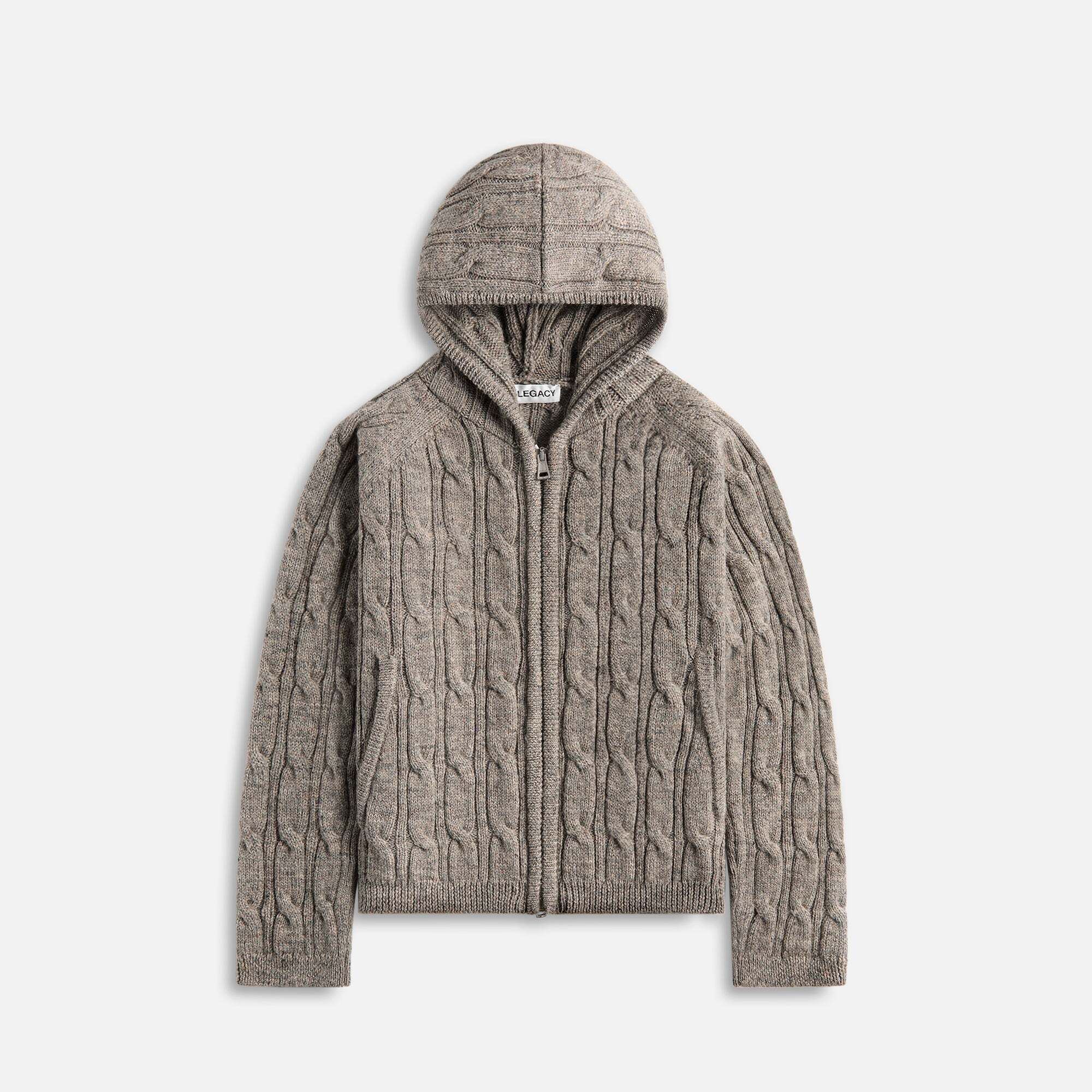 Hooded wool sweater online