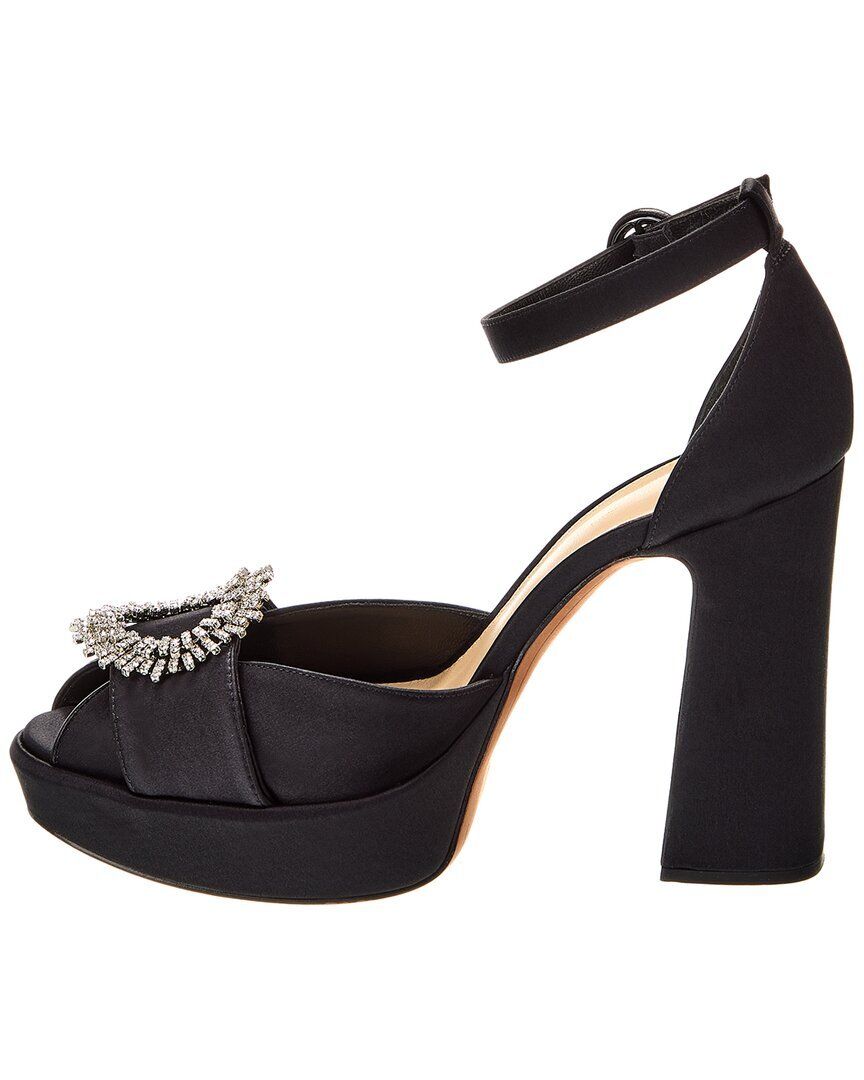 새틴 플랫폼 펌프스 Alexandre Birman Madelina Curve 120 Satin Platform Pump 1311455301