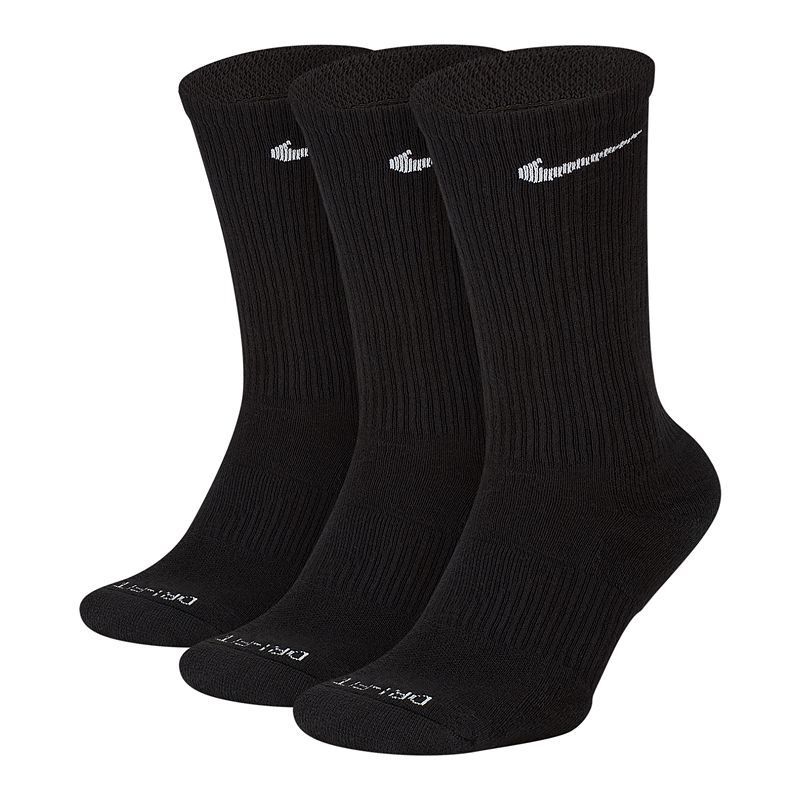 Nike black crew socks discount
