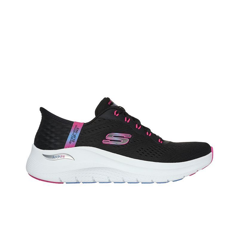 여성 핏 스니커즈 Women's Slip-Ins: Arch Fit 2.0 - Easy Chic Walking Sneakers from Finish Line 18926372 Black
