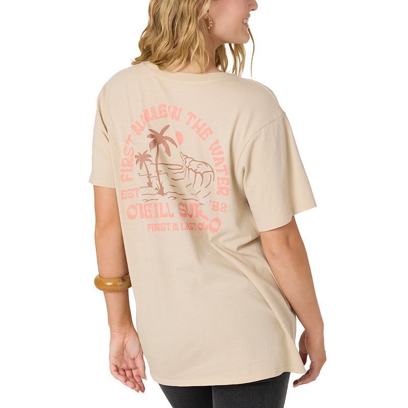 오버사이즈 브리스 티셔츠 Juniors' Oversized Beachside Bliss T-Shirt 19710475 Cement