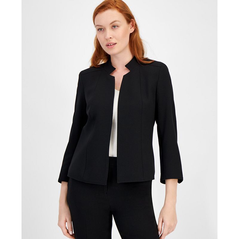 블레이저 Star-Collar Open-Front Blazer 9920429 Black