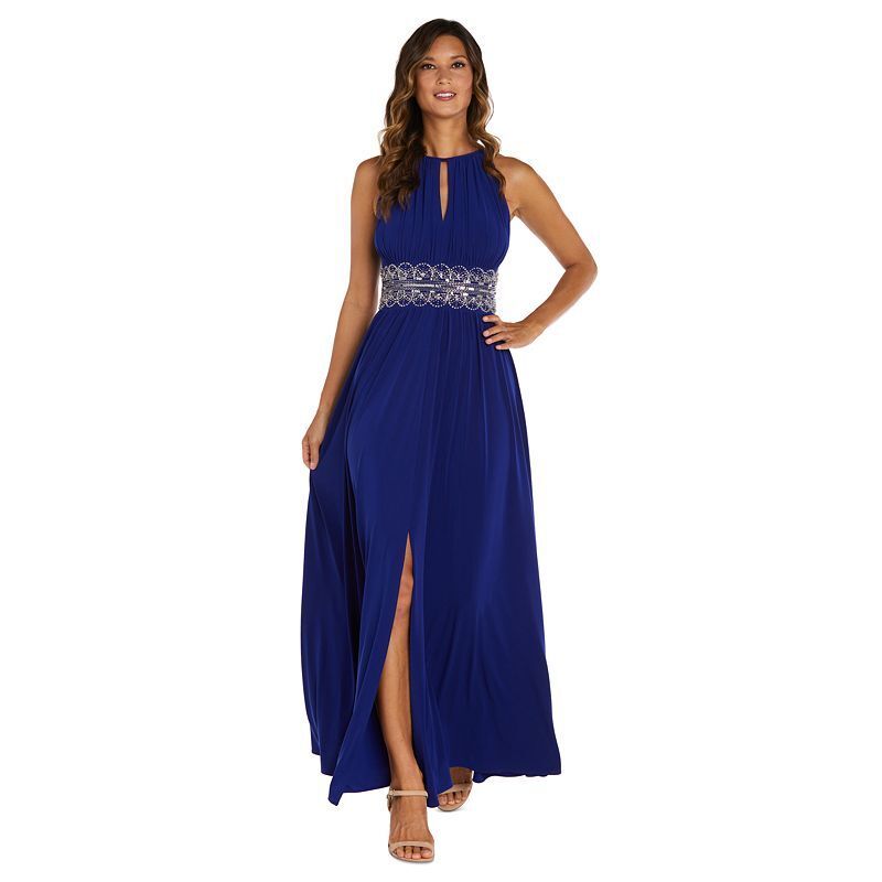 R M Richards R M Richards Petite Beaded Gown 11564635 Royal 20Blue