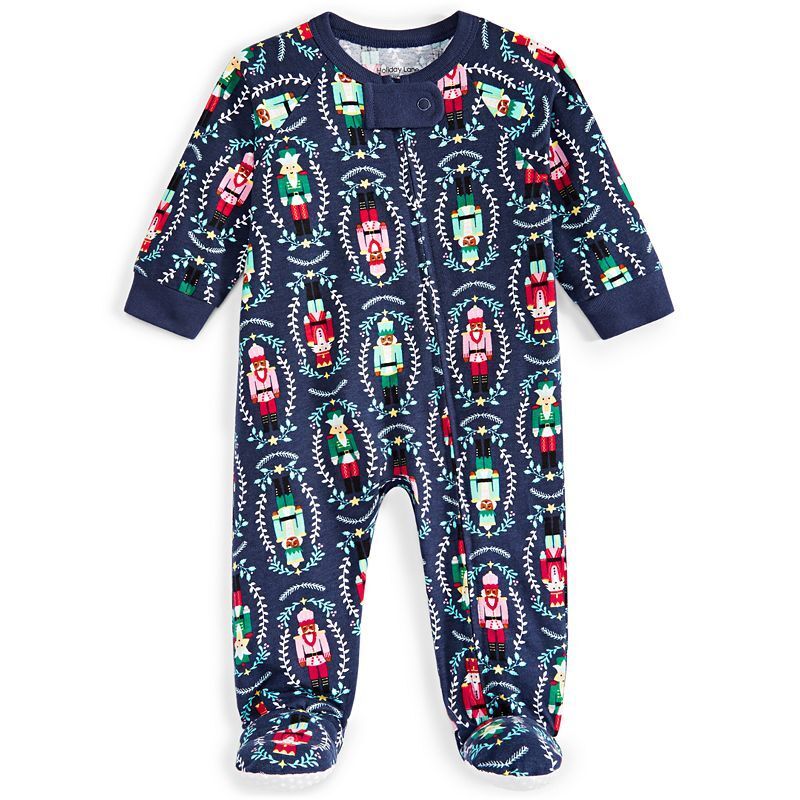 코튼 Infant Nutcracker Cotton Matching Family Pajamas Onesie, Created for Macy's 18345959 Nutcracker