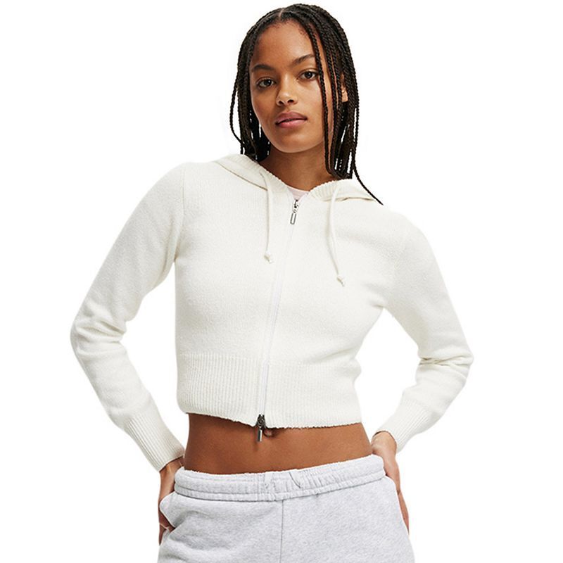 여성 더블 집업 후디 Women's Double Zip Hoodie 19913127 Porcelain